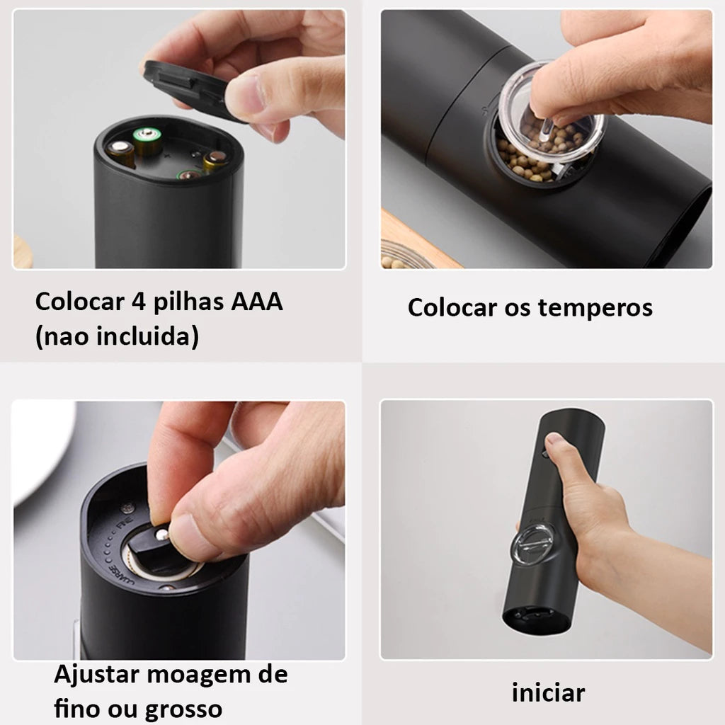 Moedor Elétrico de Temperos - Automático