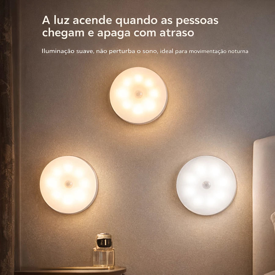 Kit Luminária Led com Sensor de Presença